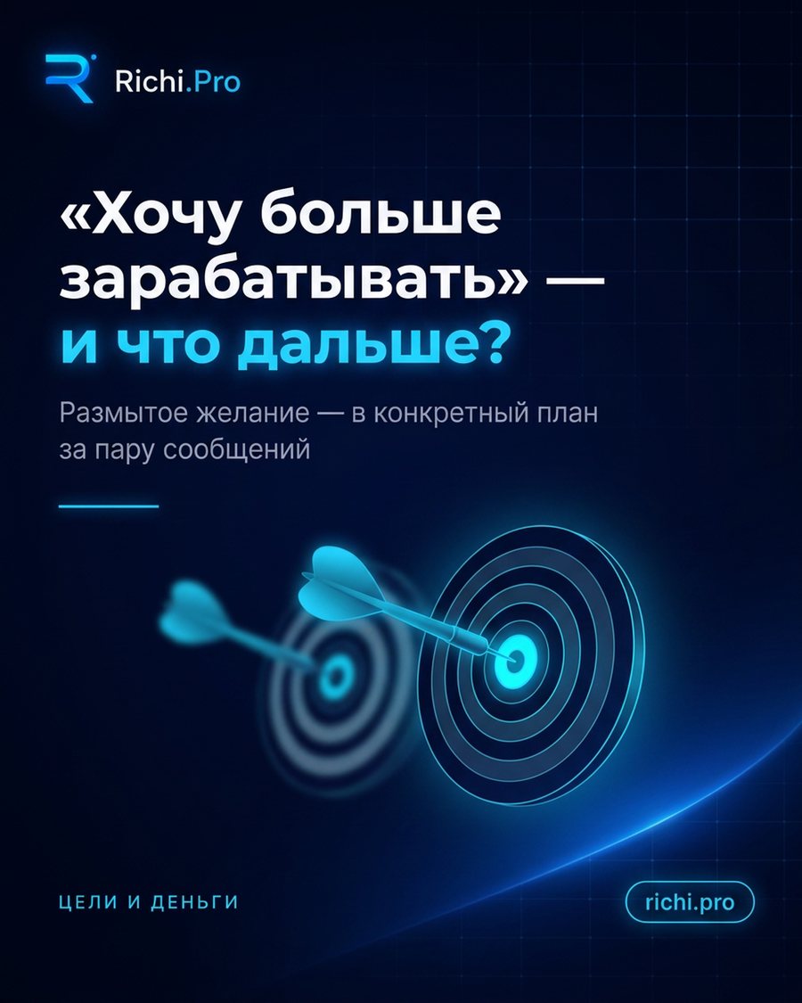 «Хочу больше зарабатывать» — и что дальше?