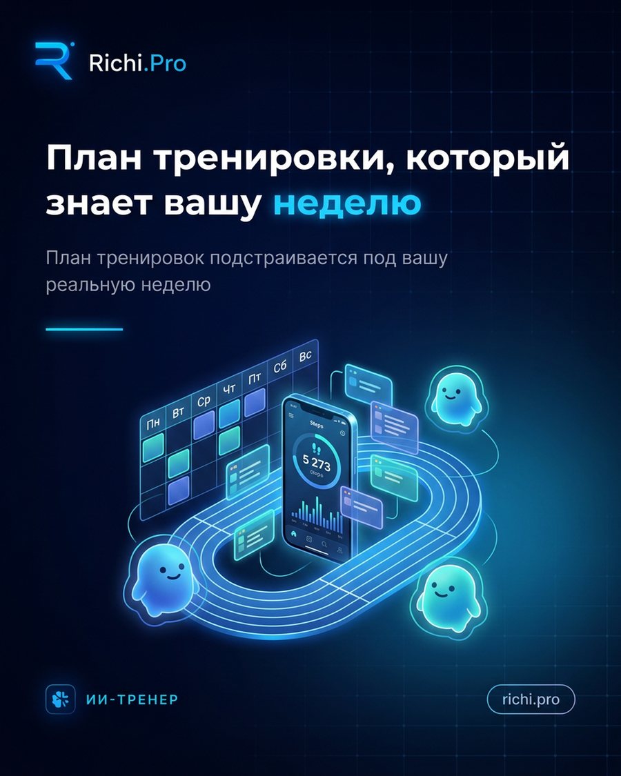 План тренировки, который знает вашу неделю